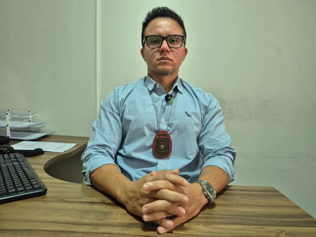 Delegado Thiago Carneiro relata como foram as investigações / Foto: Ronaldo Modesto